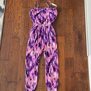 Tart Vibrant Purple and Pink Jumpsuit